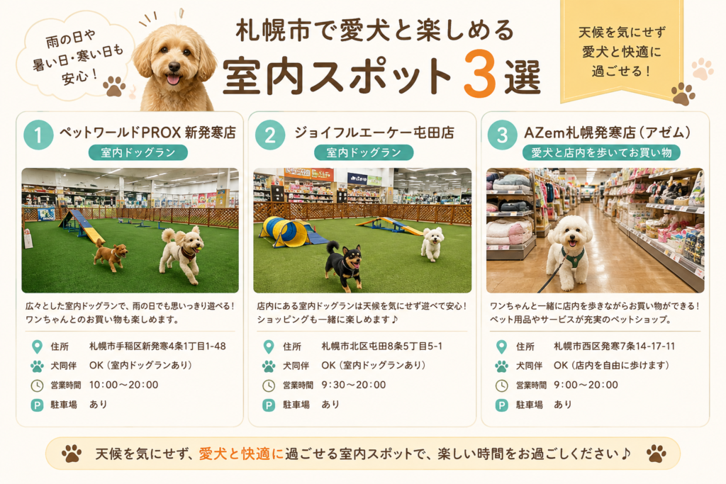 室内スポット3選