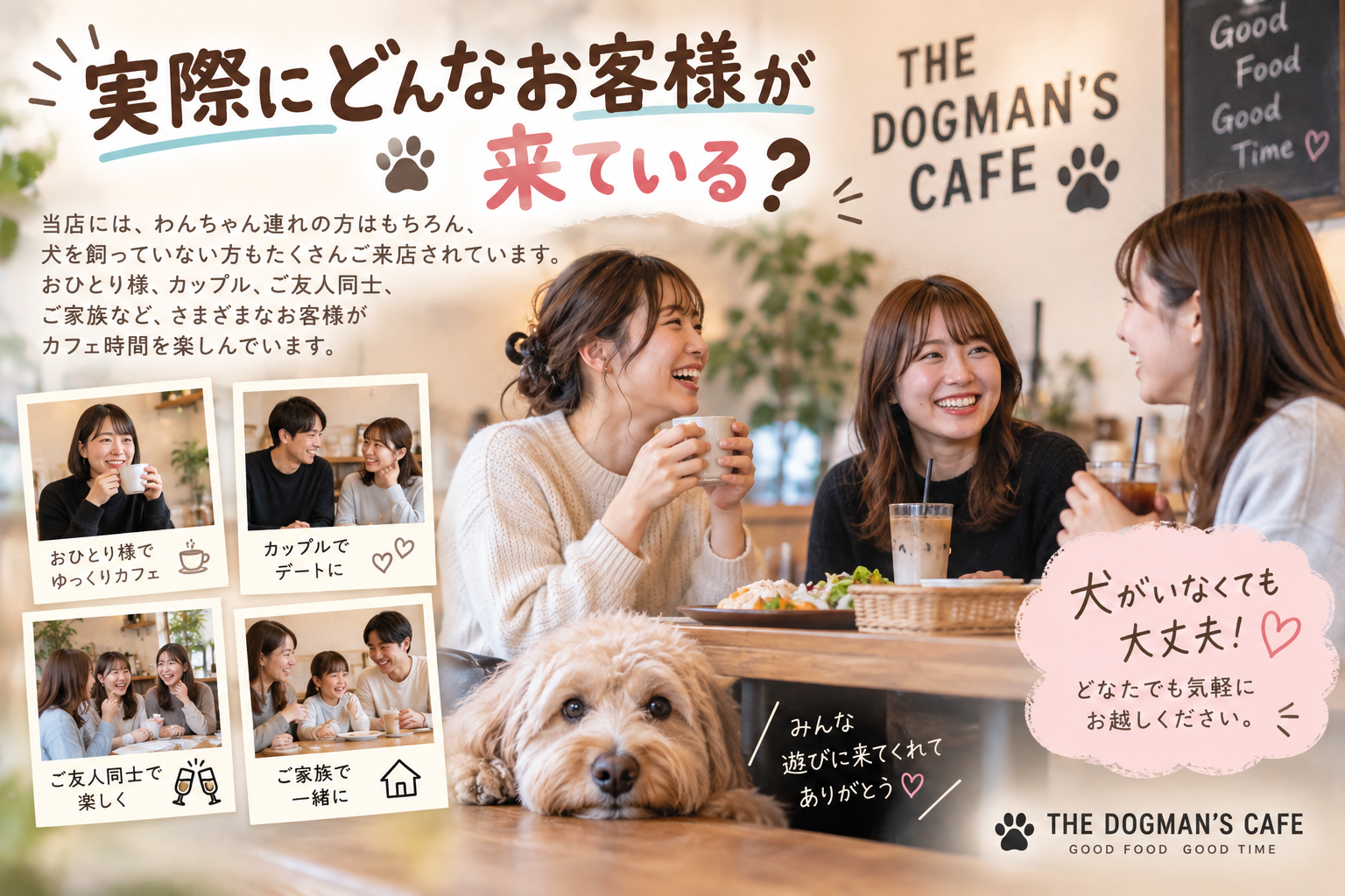 犬がいなくても楽しめる理由